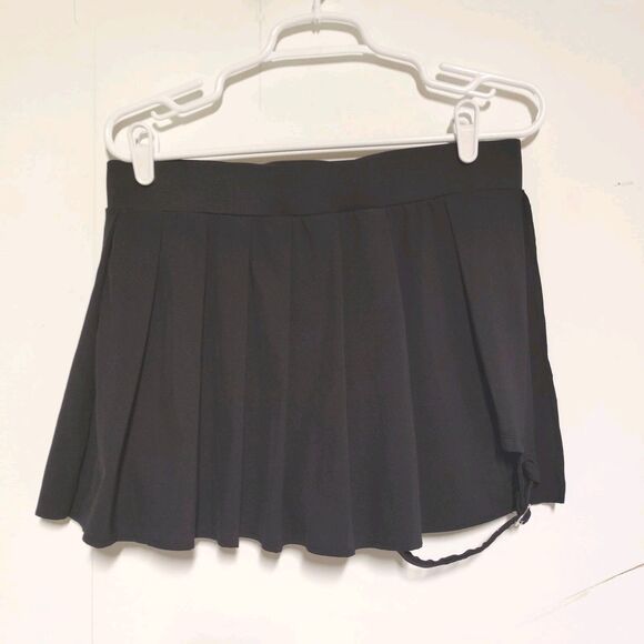 Halara Breezeful High Waisted Pleated 2-in-1 Pocket Adjustable Buckle Skirt L - Picture 2 of 7